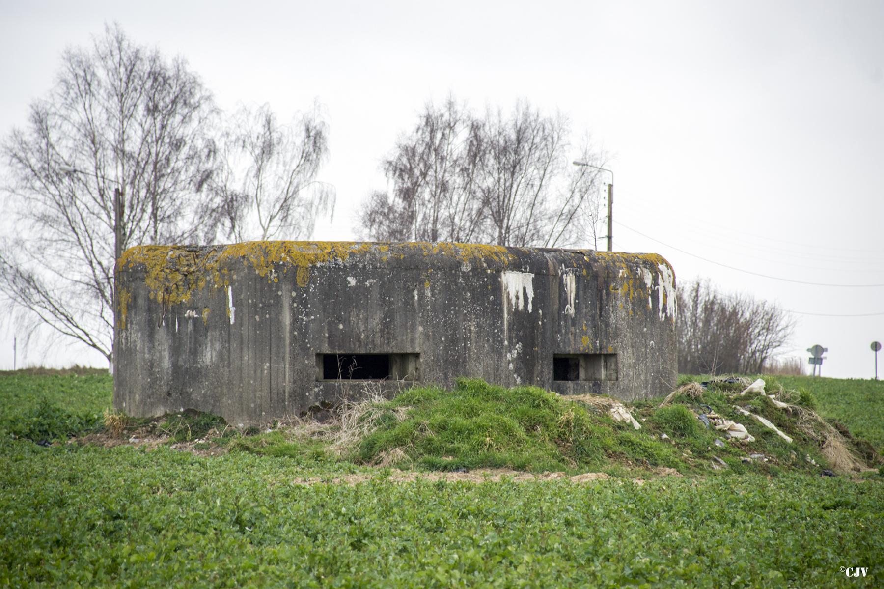 Ligne Maginot - B641 - EPINETTE SUD - (Blockhaus pour canon) - Vu frontal - Lia VERMEULEN