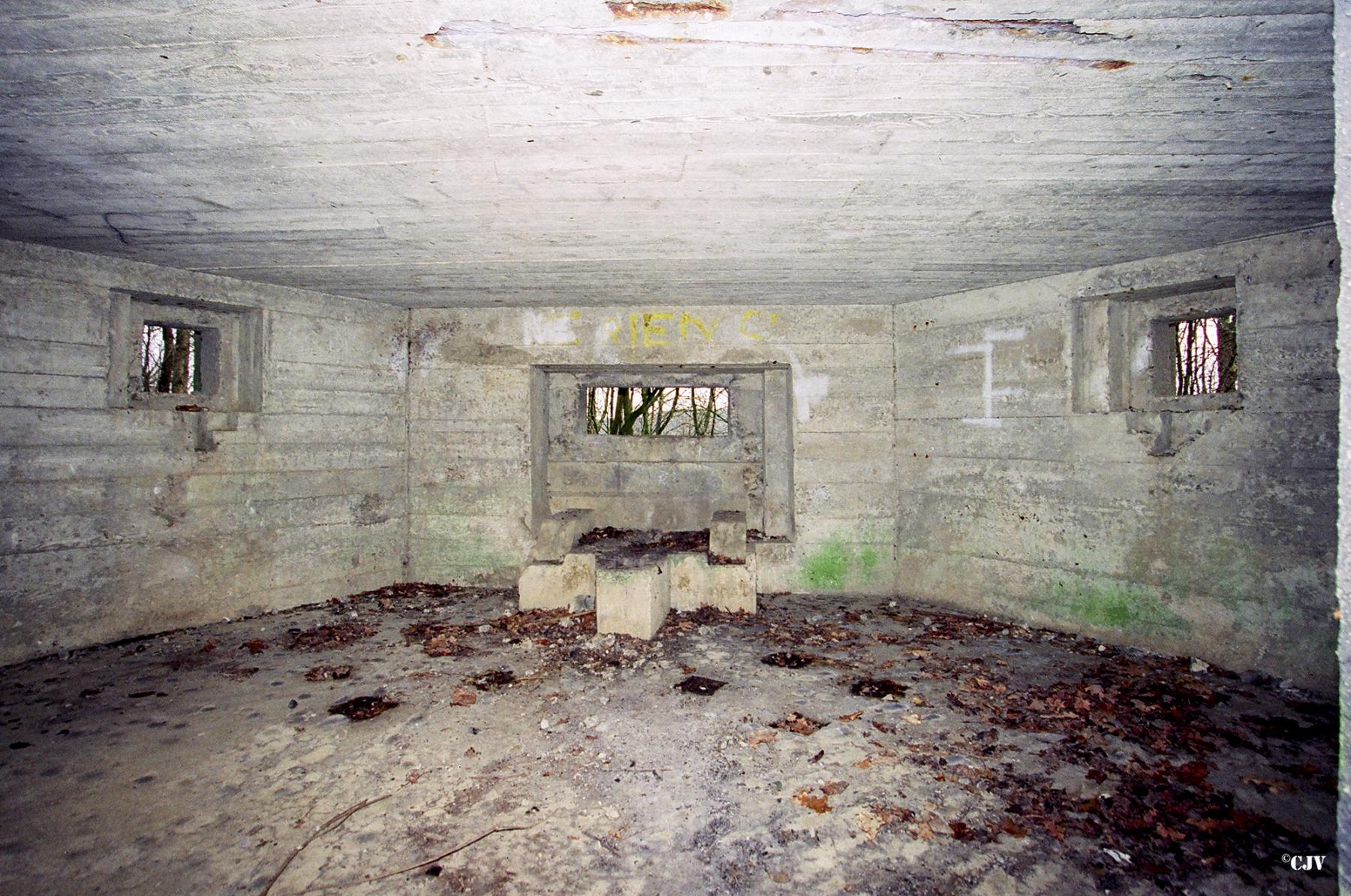 Ligne Maginot - B652 - REDOUTE DE ROCQ SUD - (Blockhaus pour canon) - L'intérieur - Caspar Vermeulen