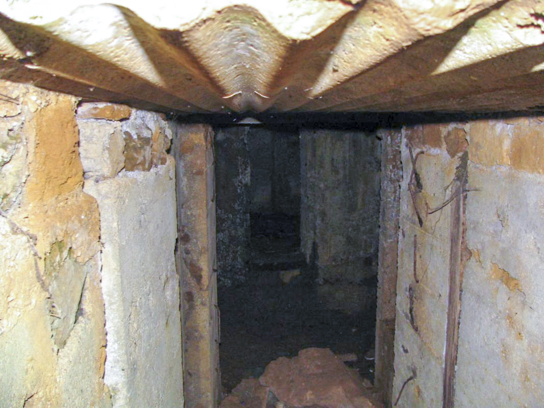Ligne Maginot - HAUT D'HARAUCHAMPS - (Observatoire d'infanterie) - Pris de l'entrée à l'arrière - R Tucker