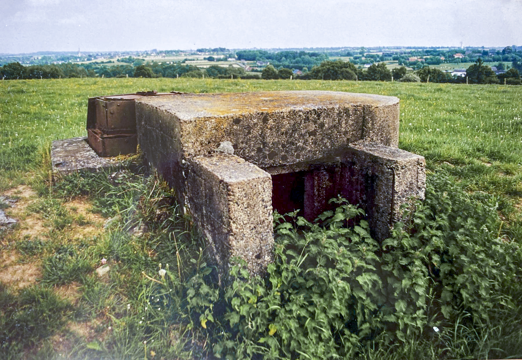 Ligne Maginot - B707 - FERME DURAND - (Observatoire d'artillerie) - Vue arrière, entrée de l'observatoire - Jean-Louis NOSPELD