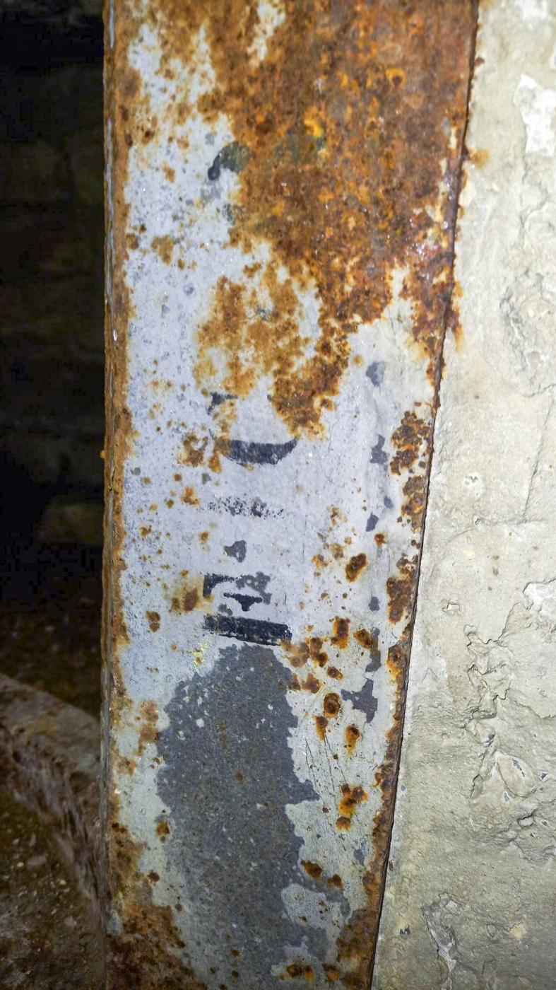 Ligne Maginot - LANGHURST - (Blockhaus pour arme infanterie) - Restes d'inscriptions - Nicolas MULLER