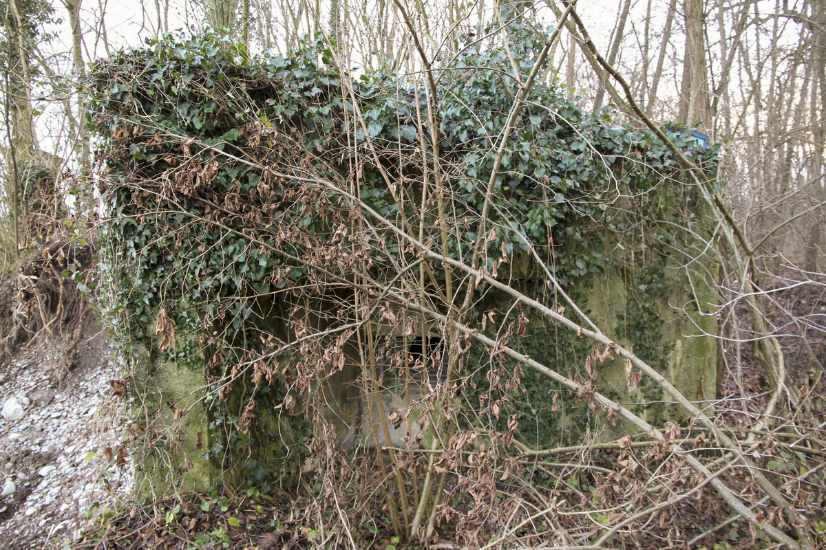 Ligne Maginot - KEMBS LOECHLE 1 - (Blockhaus pour arme infanterie) - Créneau nord - Alain Perouffe