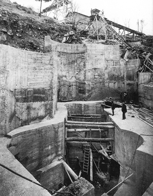 Ligne Maginot - GORDOLON (GN) - (Ouvrage d'artillerie) - La construction de l'ouvrage - inconnu