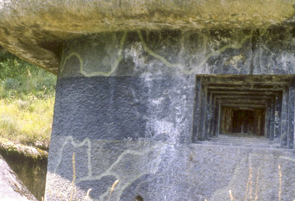 Ligne Maginot - GORDOLON (GN) - (Ouvrage d'artillerie) - Bloc 2
Créneau de l'antichar de 47 avec le camouflage d'origine - Marc ENDINGER