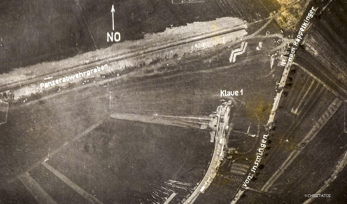 Ligne Maginot - INSMING (A.L.V.F.) - (Position ALVF) - Eisenbahngeschutzklaue 1 bei Insmingen ( 21/06/1940 ) - Armée allemande