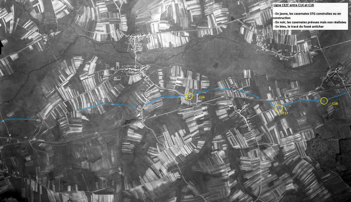 Ligne Maginot - CEZF-27 - GALLISMATT - (Blockhaus lourd type STG / STG-FCR - Double) -  - IGN