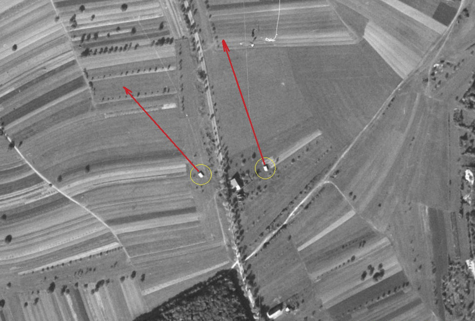 Ligne Maginot - FEUERSTEIN 1 - (Blockhaus pour canon) - Les deux blocs sont bien visible sur cette photo - IGN