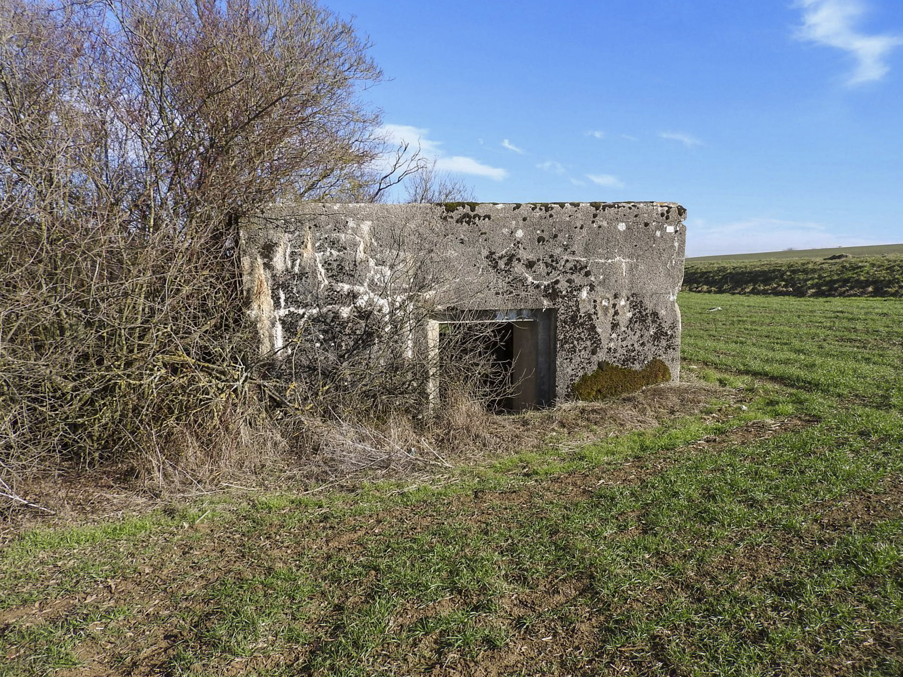 Ligne Maginot - EPERON - (Blockhaus pour canon) - L'entrée arrière pour le canon AC. - STENGER Mathieu