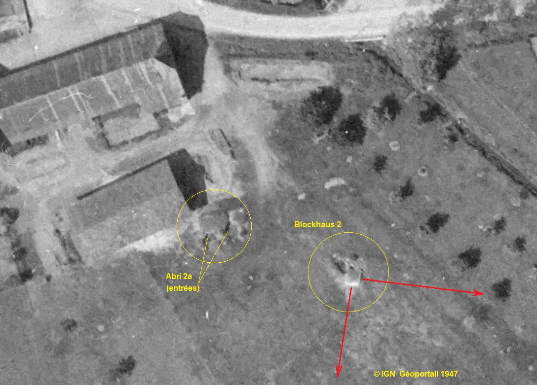 Ligne Maginot - MICHELFELDEN 2 et 2A -  - IGN - Géoportail 1947