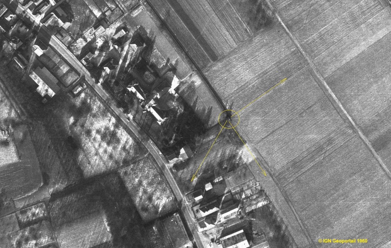 Ligne Maginot - HOPITAL - (Blockhaus pour arme infanterie) -  - IGN - Géoportail 1960