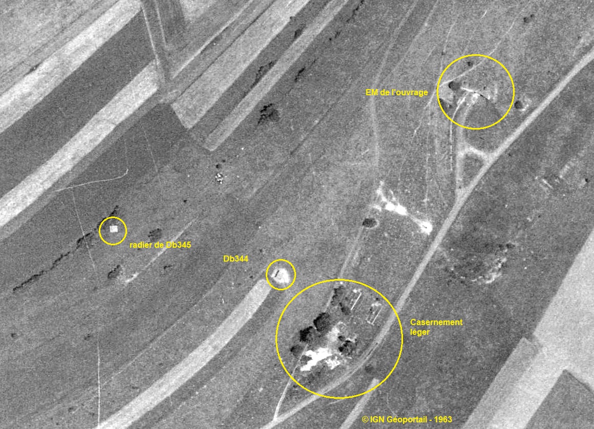 Ligne Maginot - LATIREMONT -  - IGN - Géoportail 1963