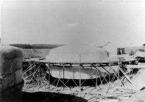 Ligne Maginot - IMMERHOF - A10 - (Ouvrage d'infanterie) - Photo de la construction de l'ouvrage
Les blocs 2 et 1 