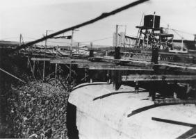Ligne Maginot - IMMERHOF - A10 - (Ouvrage d'infanterie) - Photo de la construction de l'ouvrage
Le bloc 3