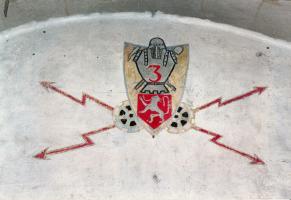 Ligne Maginot - La SALMAGNE (Ouvrage d'infanterie) - Peinture murale
Insigne du 3° Régiment du génie