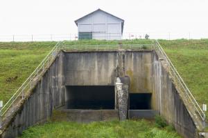 Ligne Maginot - RESERVOIR DE DIEFENBACH - (Inondation défensive) - Le local des vannes et le passage