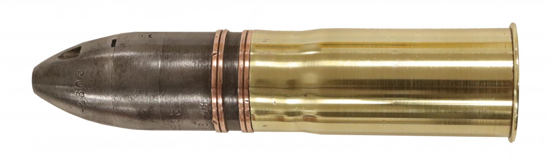 Ligne Maginot - Munition de 37 mm mle 1885 - Cartouche de 37 mm à obus explosif en acier mle 1916 
Fusée système Robin-
