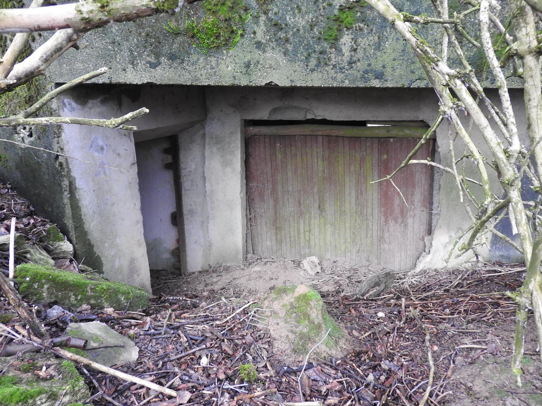 Ligne Maginot - WOLFSREDGEN EST - (Blockhaus pour canon) - Les entrées hommes et matériel. - STENGER Mathieu