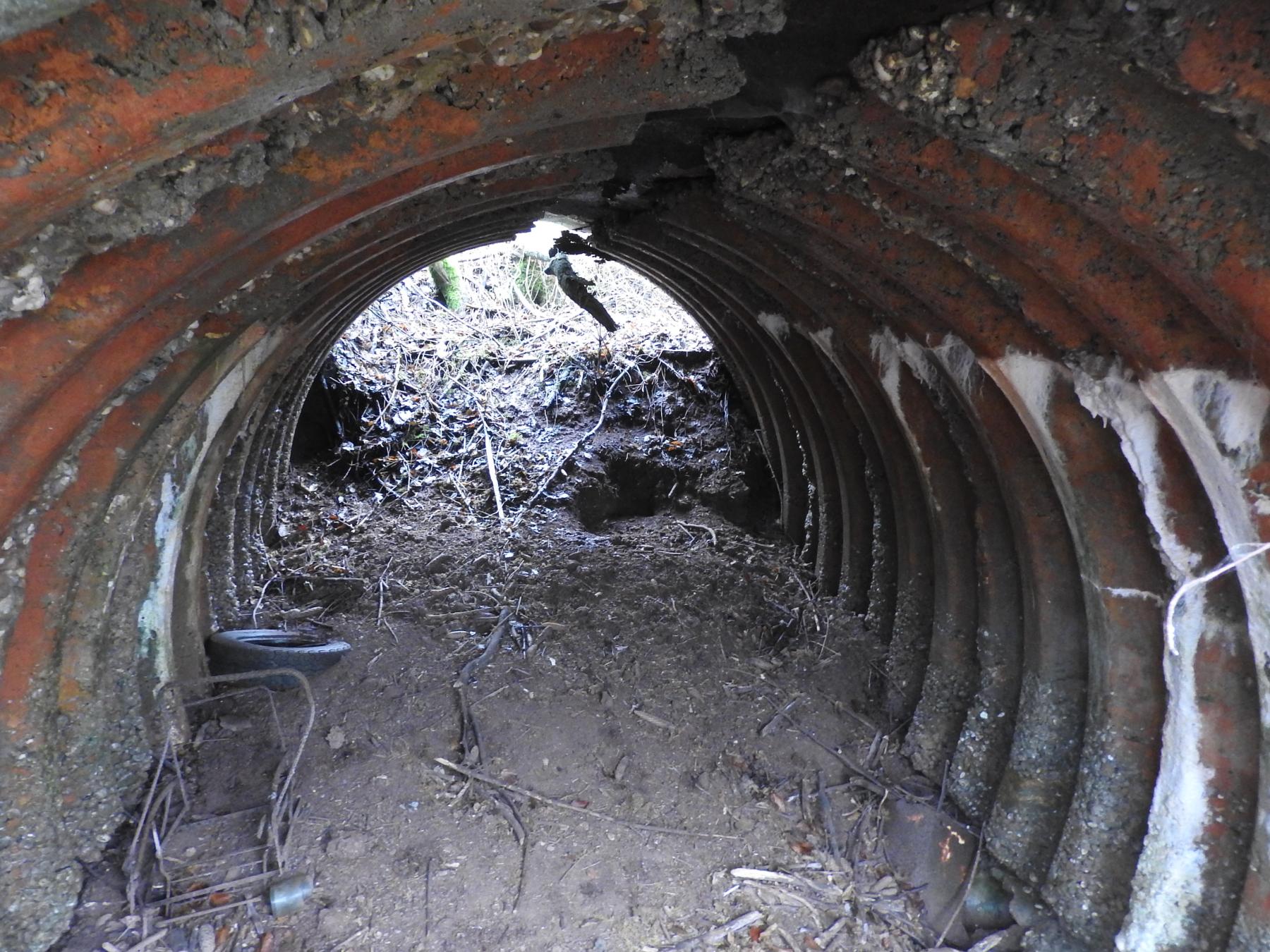 Ligne Maginot - ROHRWALD CENTRE - (Abri) - L'abri en béton et tôles métro. - STENGER Mathieu