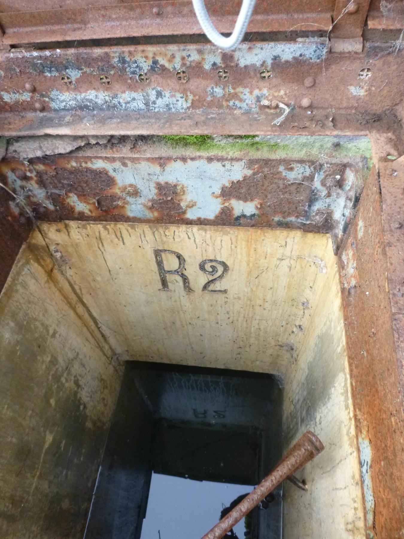 Ligne Maginot - R2 - (Chambre de coupure) - Marquage - luc
