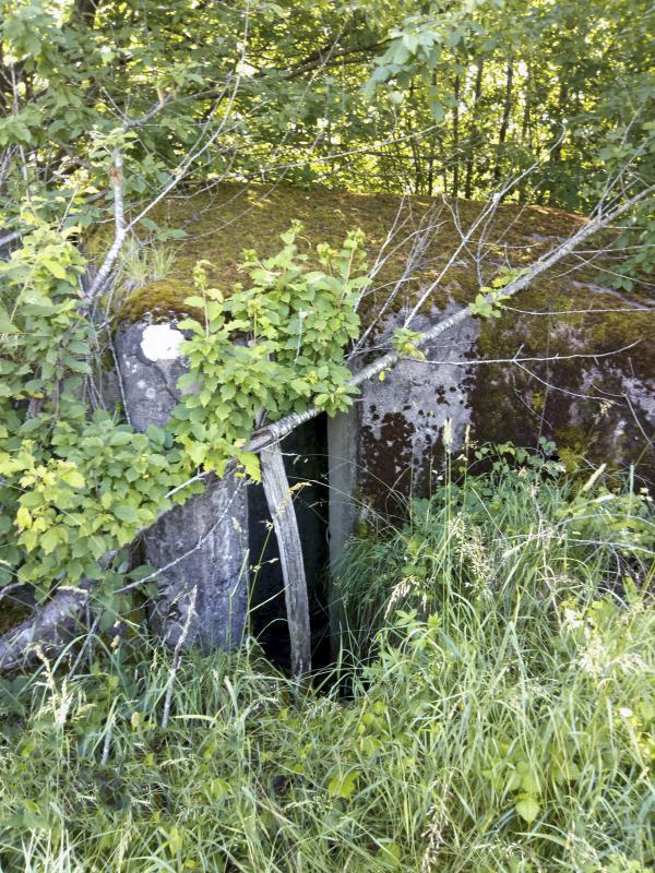 Ligne Maginot - GUEBENHOUSE 2 - (Blockhaus pour canon) - L'entrée - Jin Jac