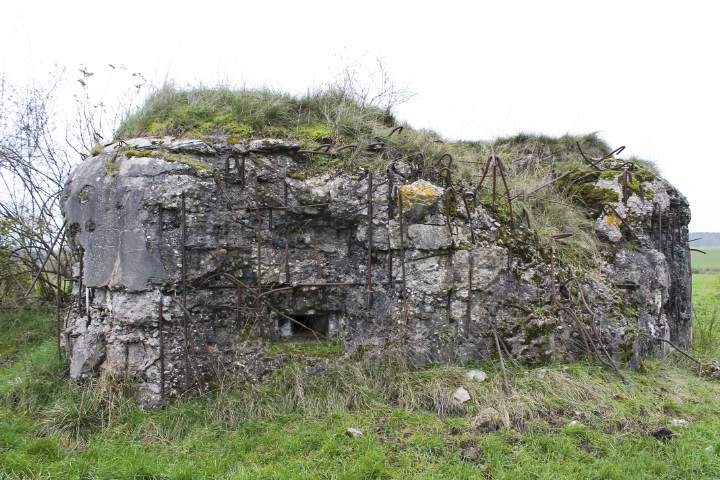 Ligne Maginot - CONFLUENT 3 - (Blockhaus pour arme infanterie) - Façade est - Christian LENHARD
