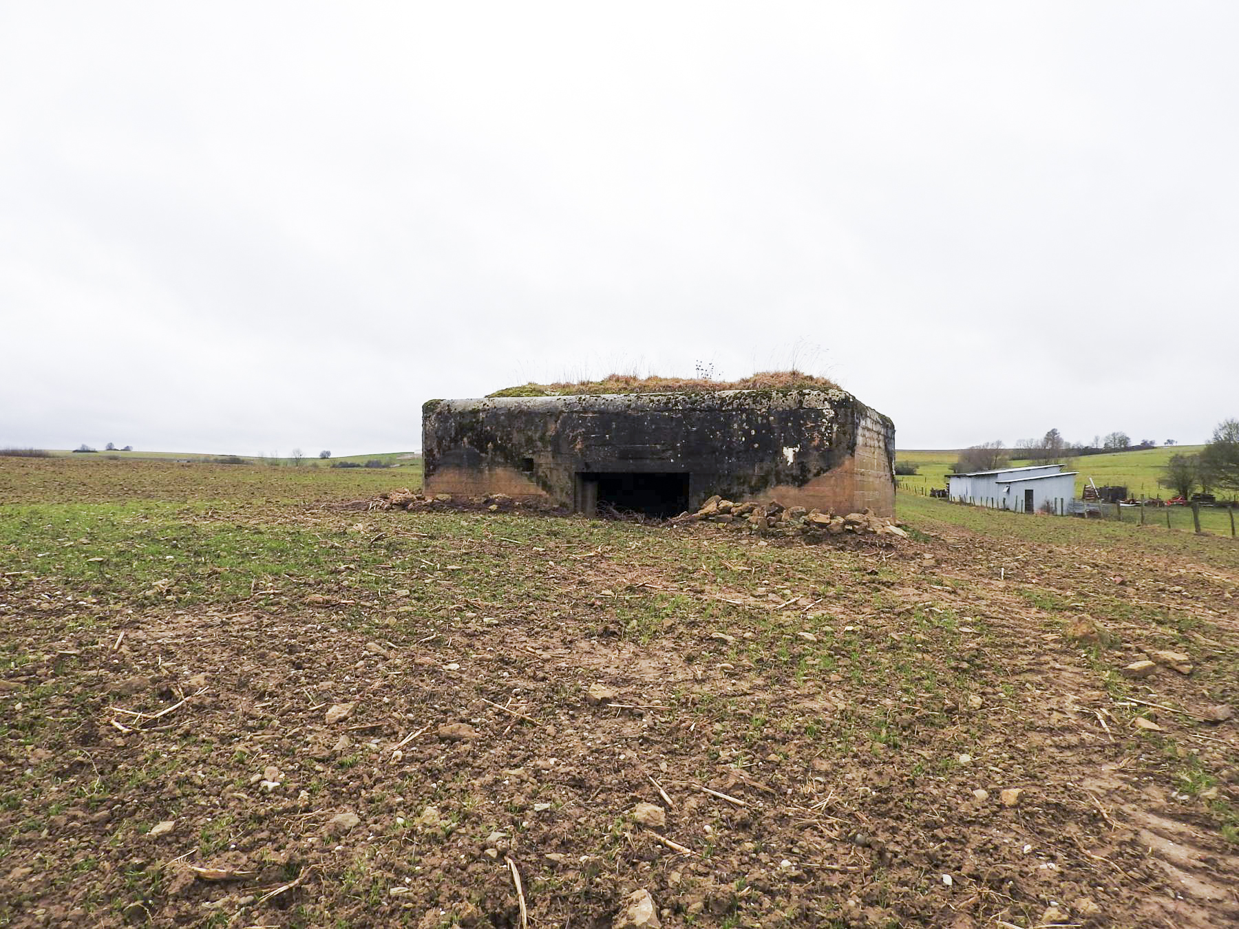 Ligne Maginot - MITTELSMUEHLE OUEST - (Blockhaus pour canon) - L'entrée matériel. - STENGER Mathieu