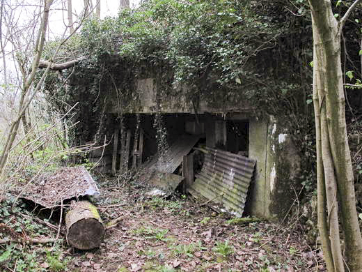 Ligne Maginot - 109 - PETIT REMILLY - (Blockhaus lourd type STG / STG-FCR - Double) - La façade ouest - AALMA - www.lignemaginot.com