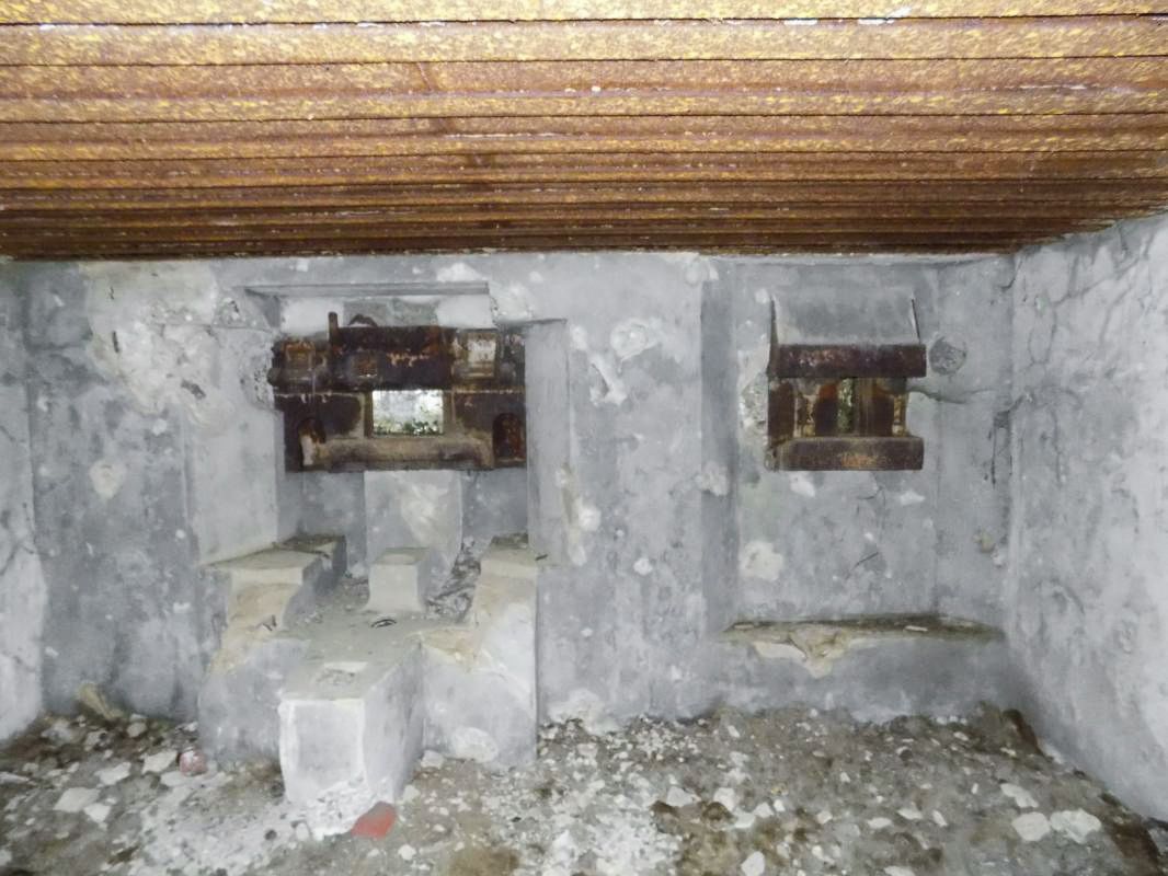 Ligne Maginot - 103 - CHATEAU BELLEVUE - (Blockhaus lourd type STG / STG-FCR - Double) - Face droite - R Tucker