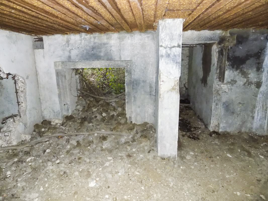Ligne Maginot - 103 - CHATEAU BELLEVUE - (Blockhaus lourd type STG / STG-FCR - Double) - L'arrière, les entrées - R Tucker