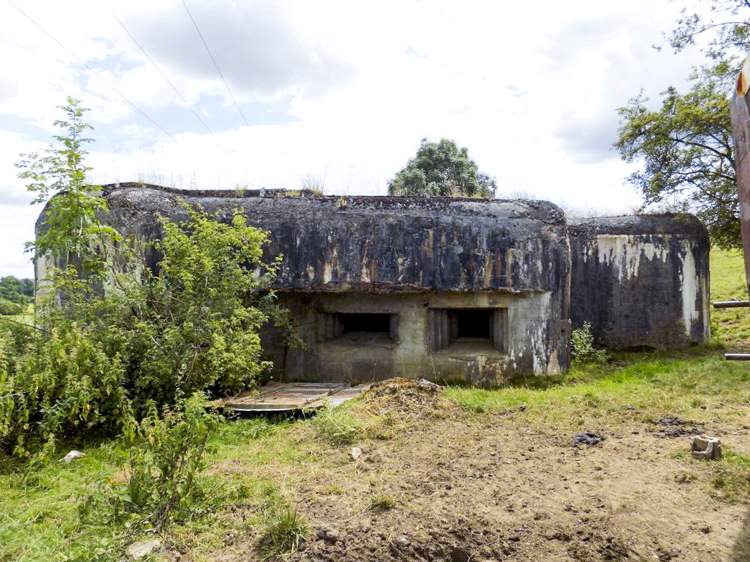 Ligne Maginot - 107 - LONGUES ORGIERES - (Blockhaus lourd type STG / STG-FCR - Double) - Face gauche - R Tucker