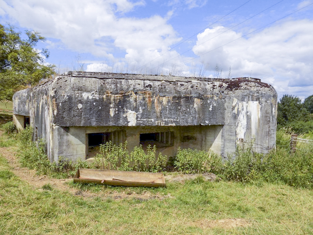 Ligne Maginot - 107 - LONGUES ORGIERES - (Blockhaus lourd type STG / STG-FCR - Double) - Face droite - R Tucker