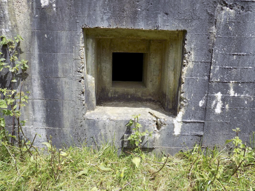 Ligne Maginot - 107 - LONGUES ORGIERES - (Blockhaus lourd type STG / STG-FCR - Double) - L'arrière, créneau FM - R Tucker
