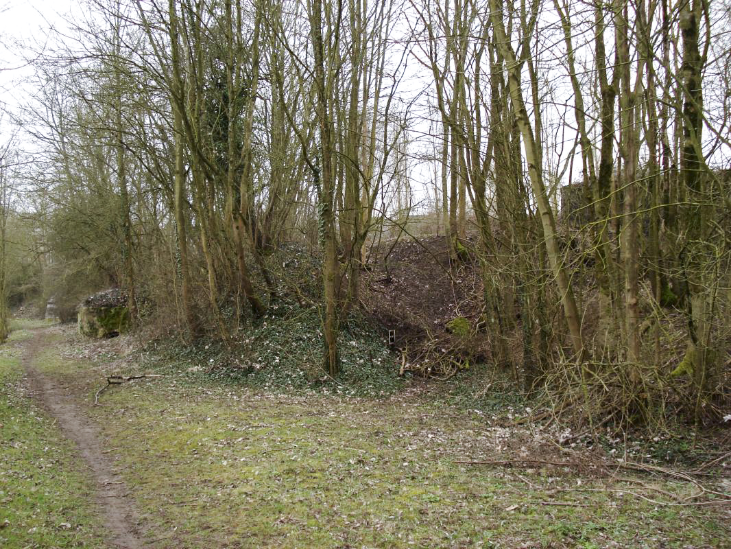 Ligne Maginot - 211 - FAUBOURG DE CASSINE - (Blockhaus pour canon) - Bb102-Abis à gauche, blockhaus 211 à droite - R Tucker