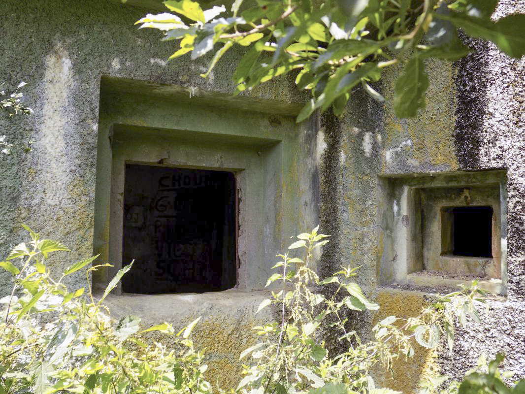 Ligne Maginot - GRAND PAQUIS - (Casemate d'artillerie) - Créneaux d'artillerie et FM - R Tucker