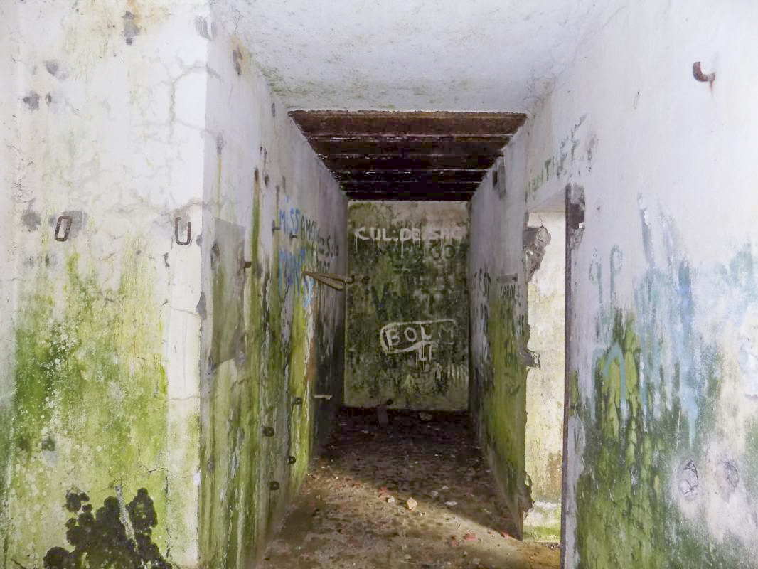 Ligne Maginot - GRAND PAQUIS - (Casemate d'artillerie) - Pris de l'entrée hommes - R Tucker