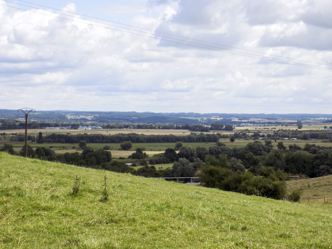Ligne Maginot - GRAND PAQUIS - (Casemate d'artillerie) - Vue vers le nord - R Tucker