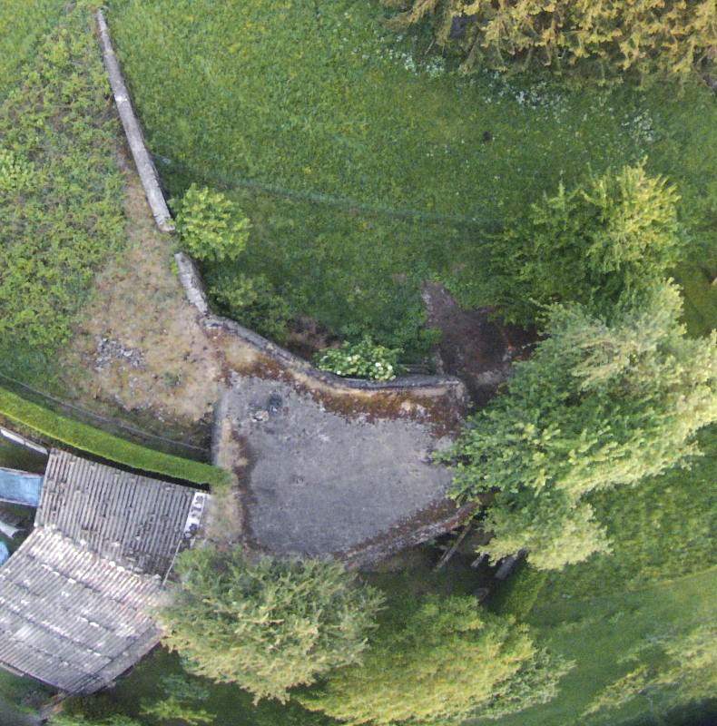 Ligne Maginot - MC33 - STG 10 - (Casemate d'infanterie - double) - Vue aerienne - Jin Jac