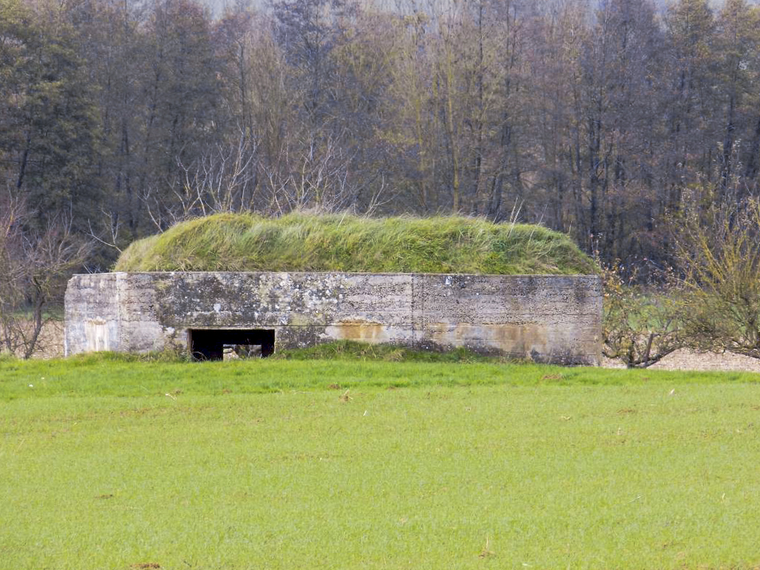 Ligne Maginot - A - LA MALADRERIE - (Blockhaus pour canon) - L'entrée - R Tucker