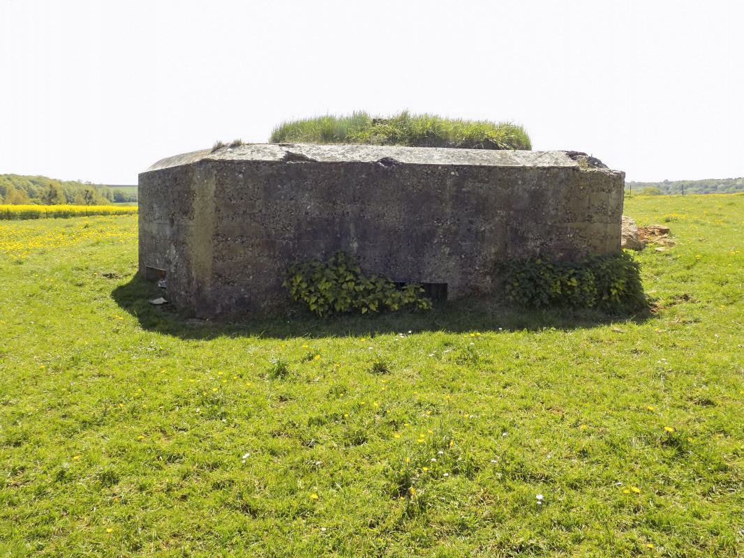 Ligne Maginot - 1C - PETIT REMILLY SUD - (Blockhaus pour canon) - Face frontale - R Tucker