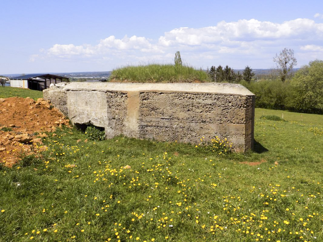 Ligne Maginot - 1C - PETIT REMILLY SUD - (Blockhaus pour canon) - Faces arrière et droite - R Tucker