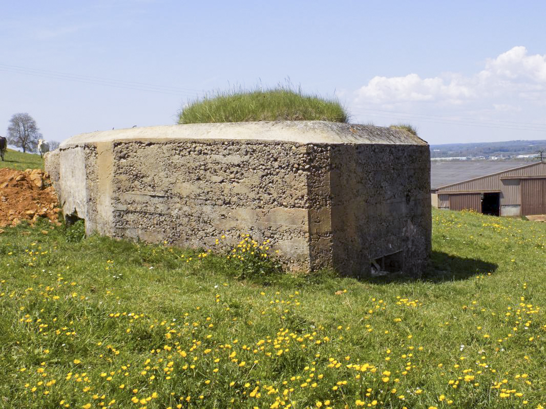 Ligne Maginot - 1C - PETIT REMILLY SUD - (Blockhaus pour canon) - Faces droite - R Tucker
