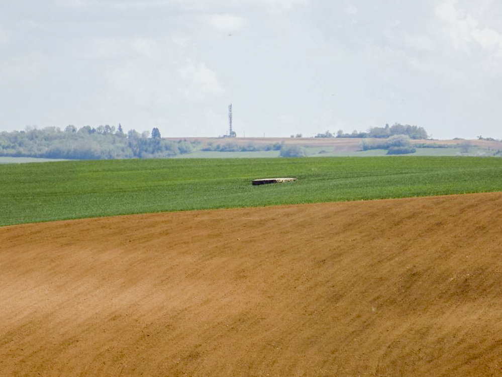 Ligne Maginot - 1C - PETIT REMILLY SUD - (Blockhaus pour canon) - Vue vers le sud-est, P5 - R Tucker