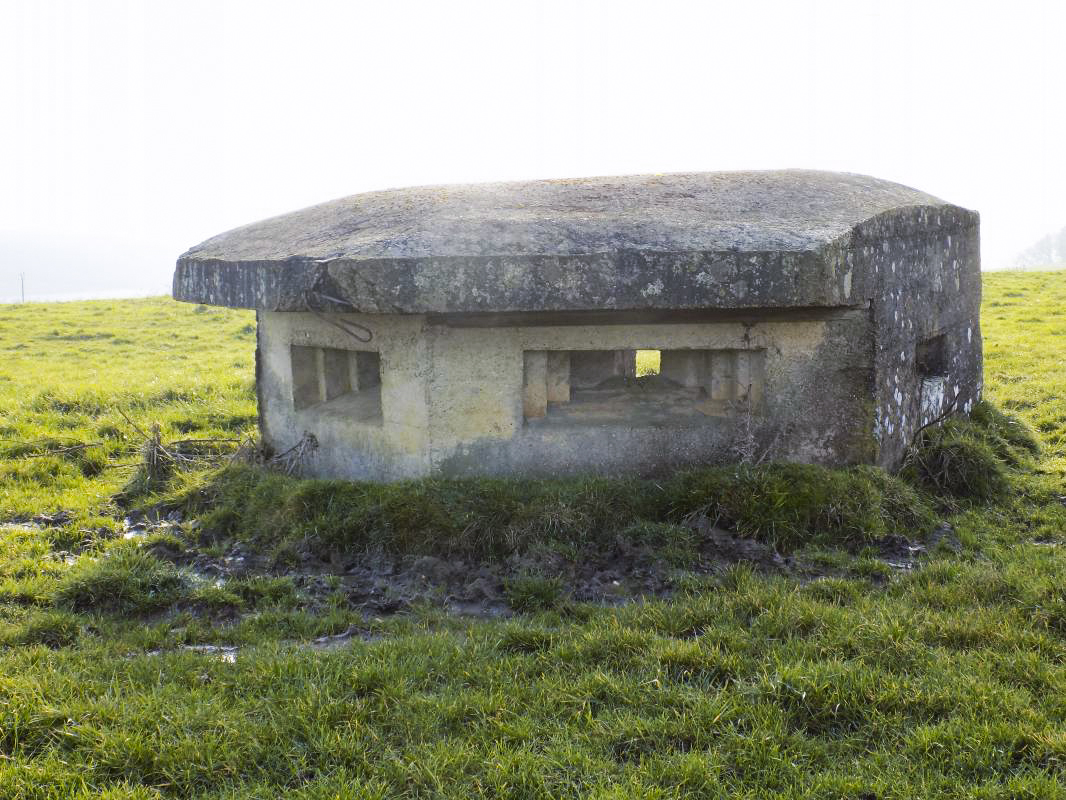 Ligne Maginot - PETIT REMILLY OUEST - (Observatoire d'infanterie) - Face frontale gauche - R Tucker