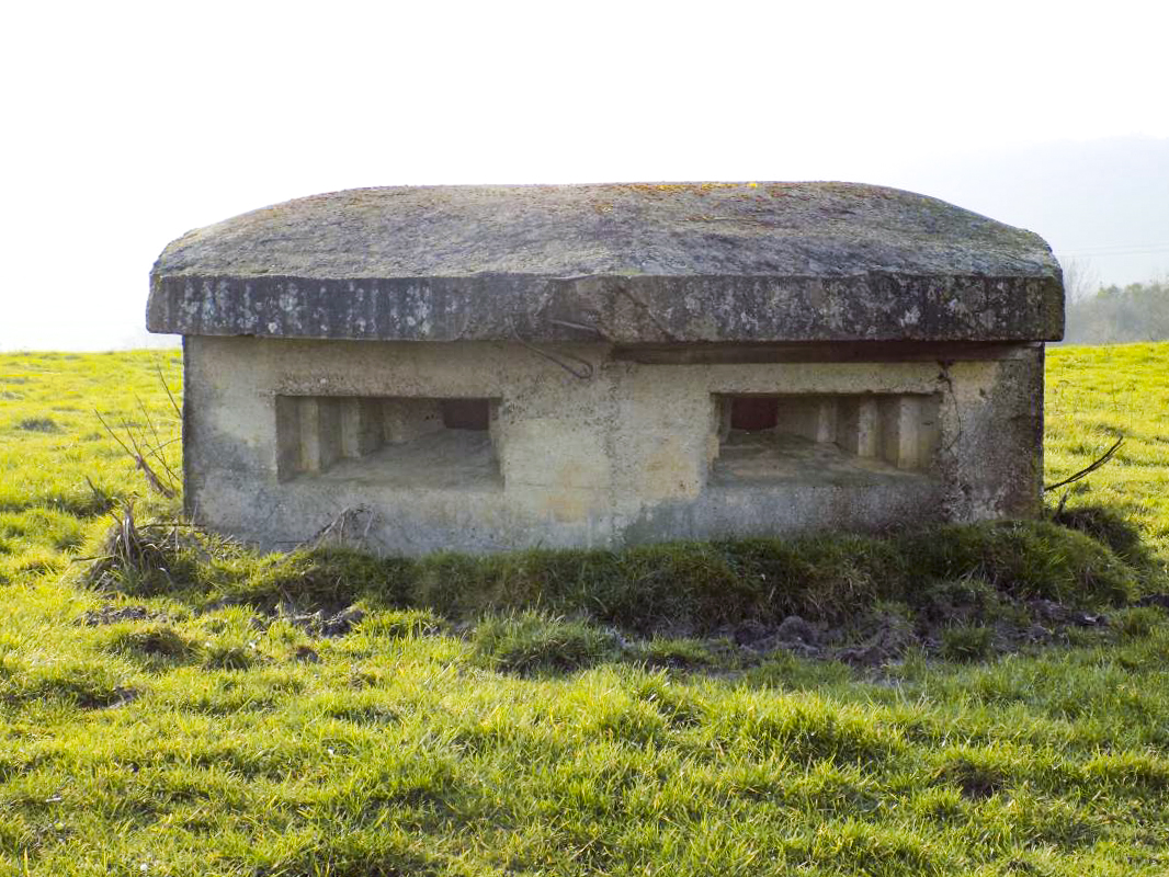 Ligne Maginot - PETIT REMILLY OUEST - (Observatoire d'infanterie) - Les faces frontale - R Tucker