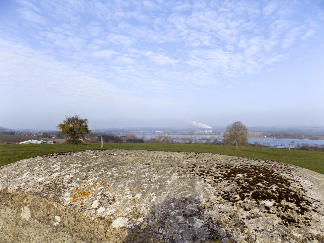 Ligne Maginot - PETIT REMILLY OUEST - (Observatoire d'infanterie) - Vue face frontale gauche vers Bazeilles - R Tucker