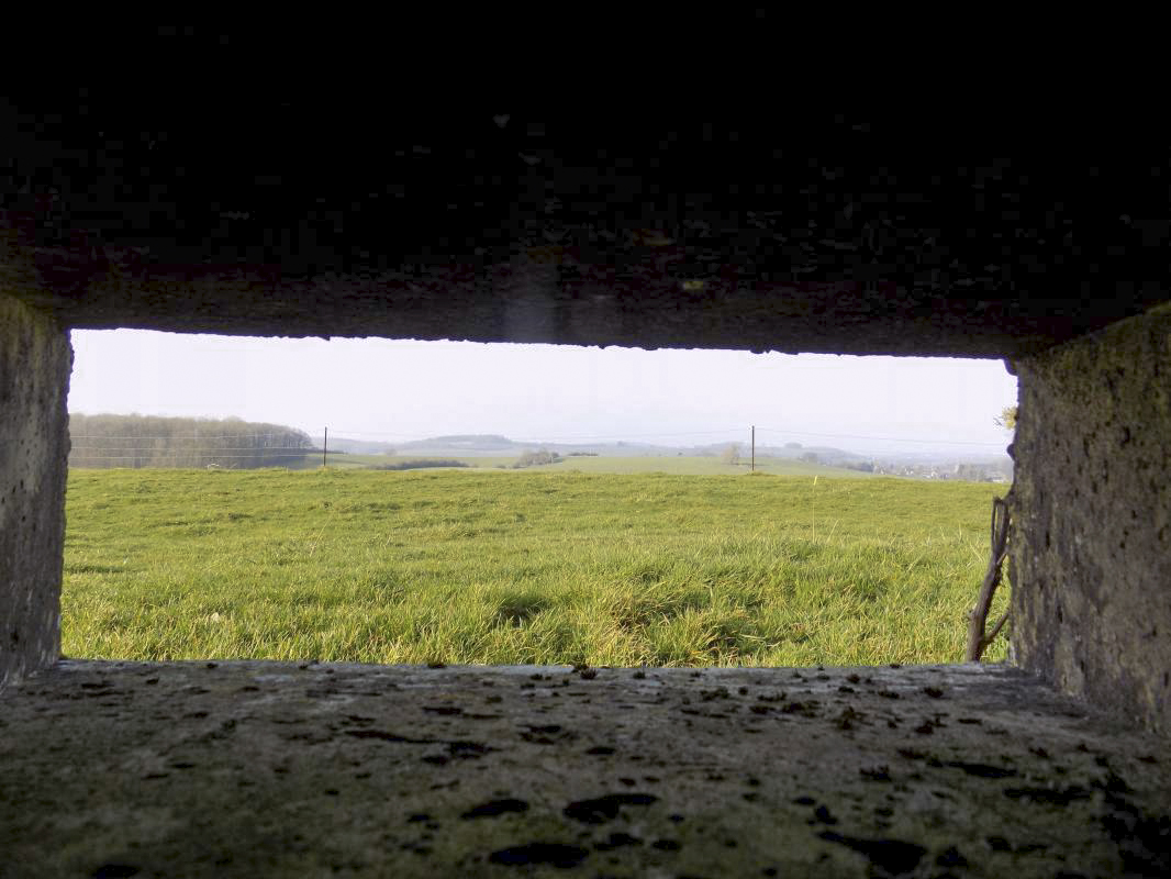 Ligne Maginot - PETIT REMILLY OUEST - (Observatoire d'infanterie) - Vue créneau gauche - R Tucker
