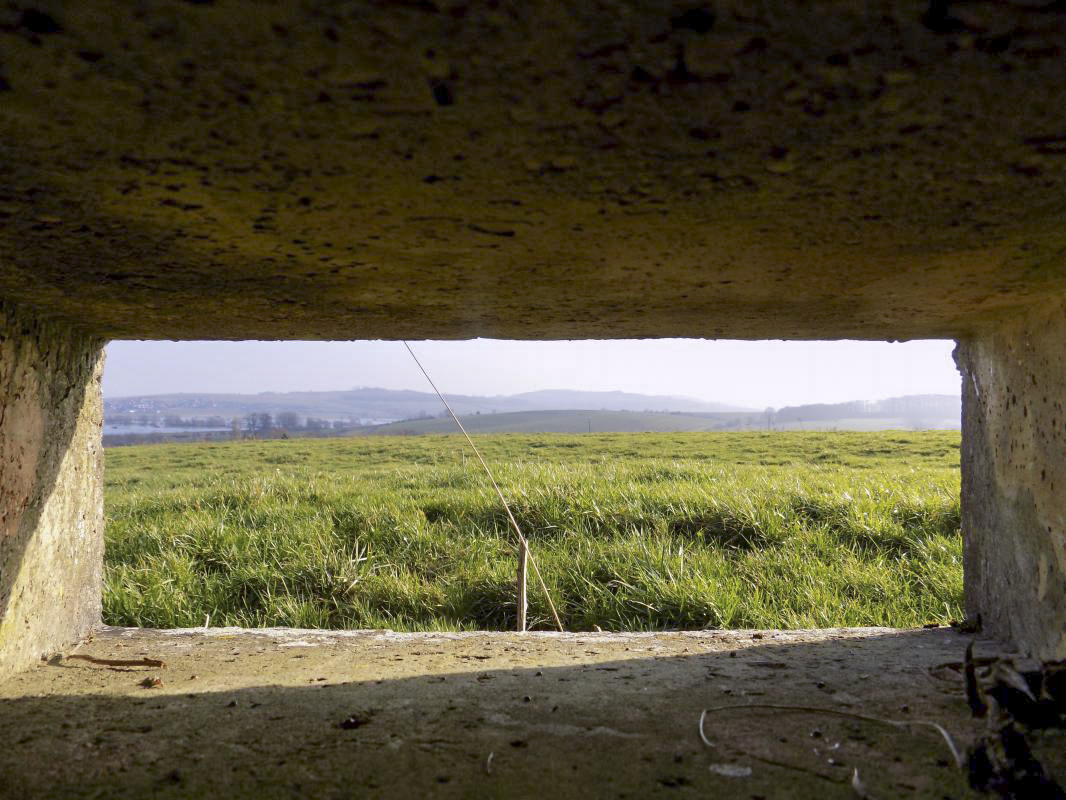 Ligne Maginot - PETIT REMILLY OUEST - (Observatoire d'infanterie) - Vue créneau droite - R Tucker