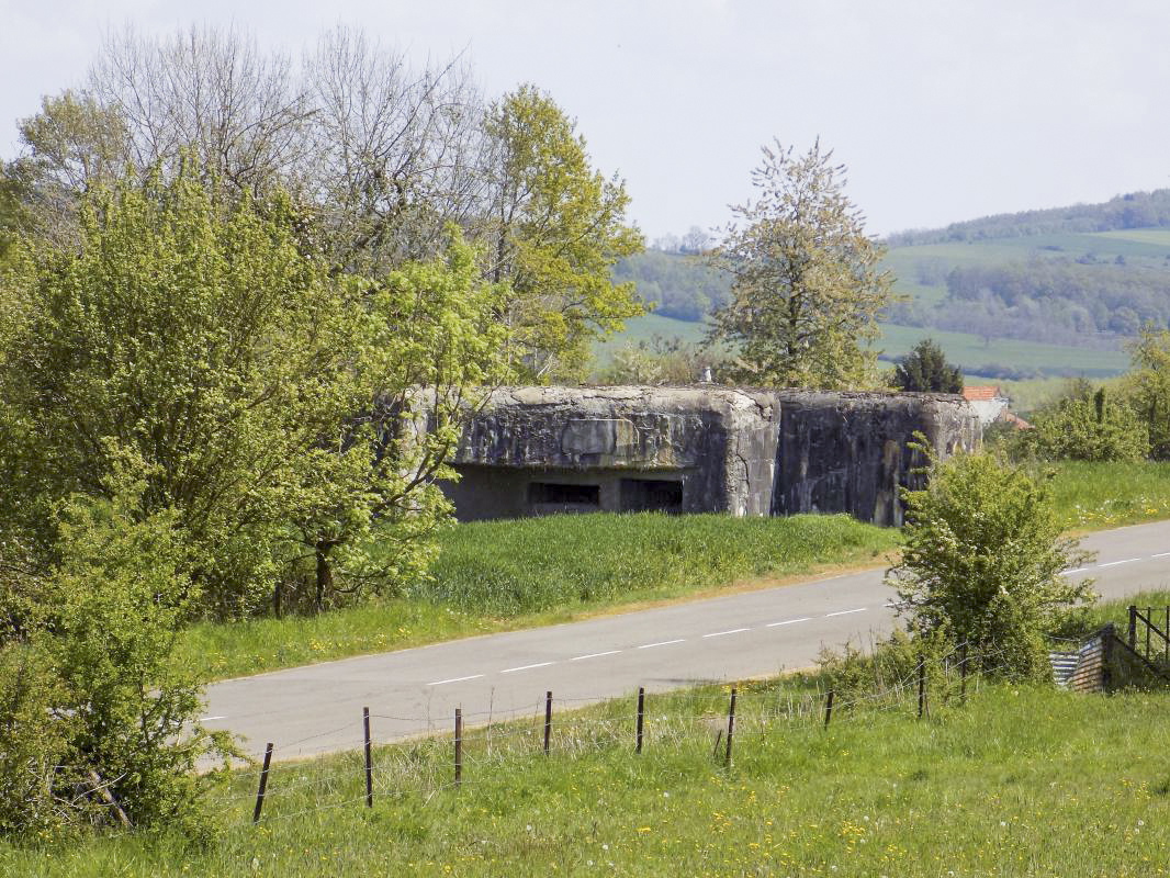 Ligne Maginot - 17 - CHEMIN DES BOSSEUSES - (Blockhaus pour arme infanterie) - Vue vers le sud-est, 108 - Palletto - R Tucker
