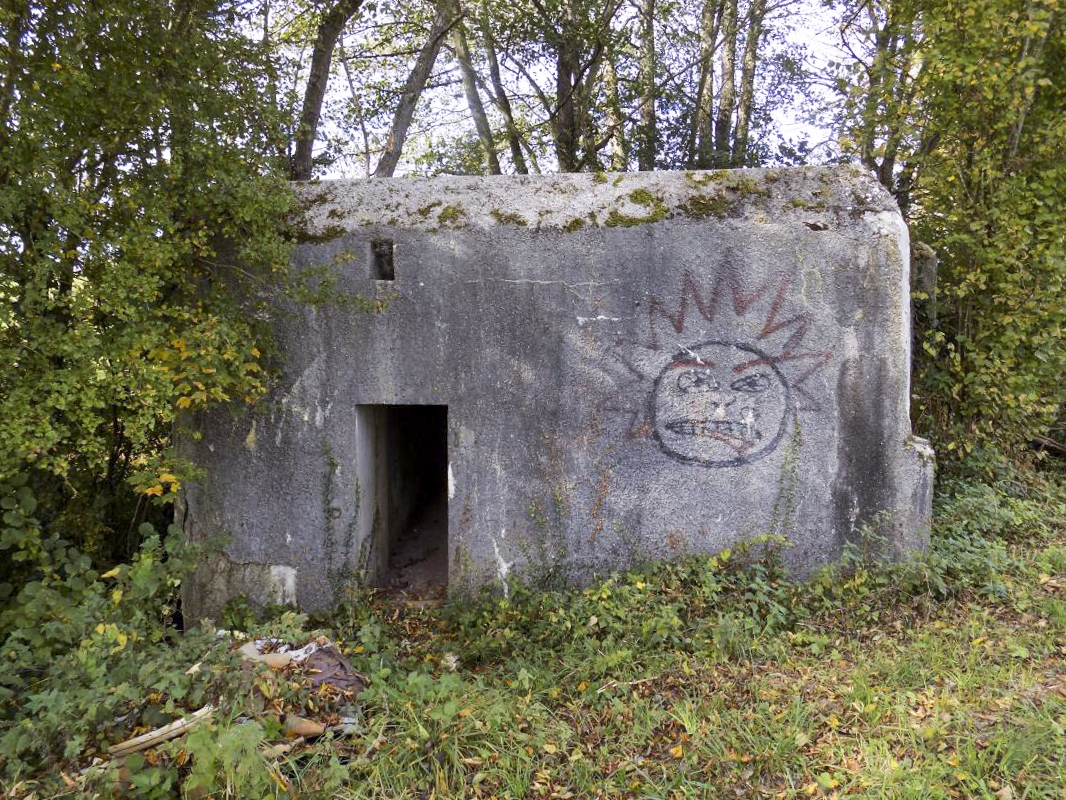 Ligne Maginot - 300 - CANAL DES ARDENNES - (Blockhaus pour arme infanterie) - L'arrière - R Tucker