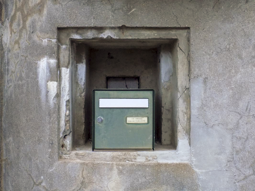 Ligne Maginot - MF8 - K - LA GREVE - (Poste GRM - Maison Forte) - Créneau Fusil, l'angle l'arrière et droite - R Tucker